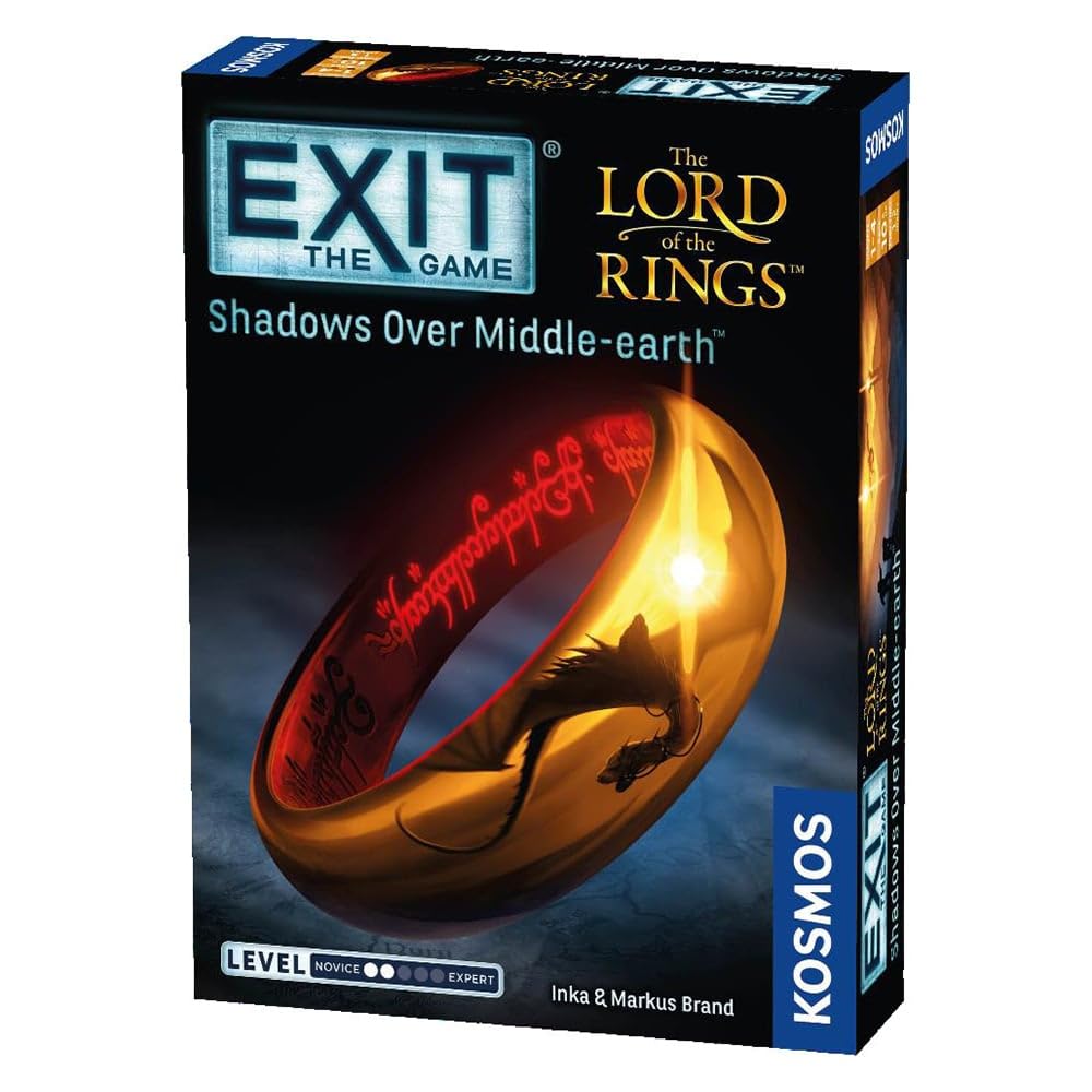 Thames & Kosmos EXIT: The Lord of the Rings - Shadows Over Middle-earth Escape Card Game | 1-4 Players | Ages 10+