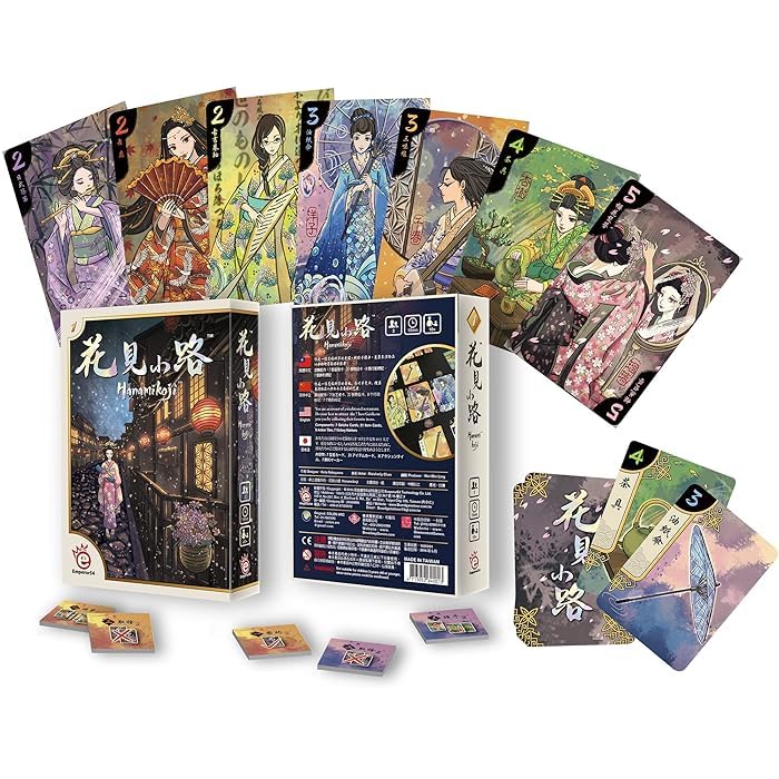 EmperorS4 Hanamikoji Board Game 10