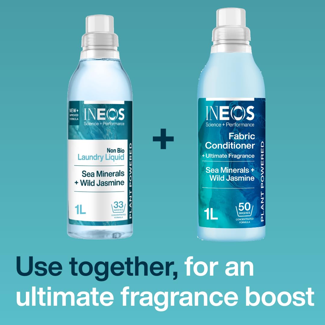 INEOS - Next-Gen Long Lasting Fabric Conditioner Sea Minerals + Wild Jasmine (1L) 7
