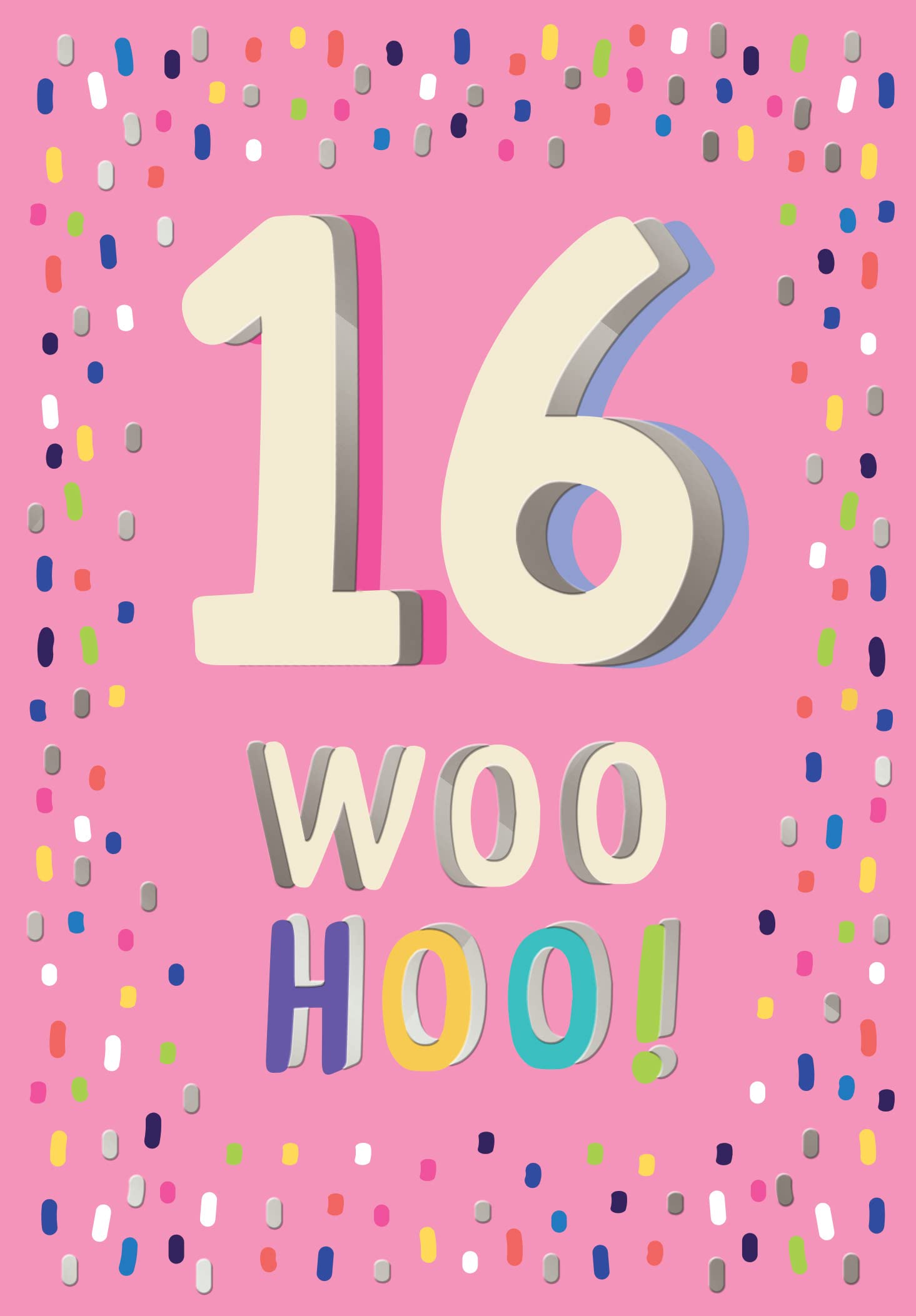 Piccadilly Greetings Age 16 F Birthday Card | That Funny Age Range | Approx. 7 x 5 inches 1