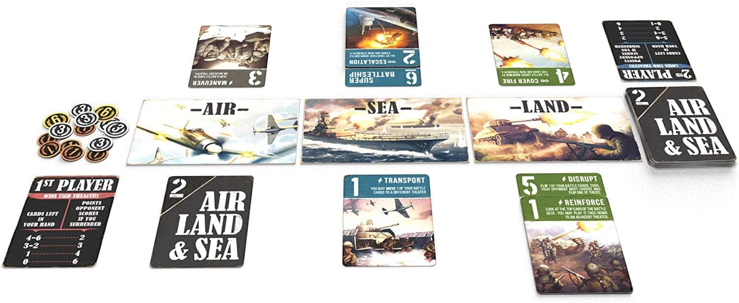 Arcane Wonders Air, Land & Sea: Revised Edition Card Game