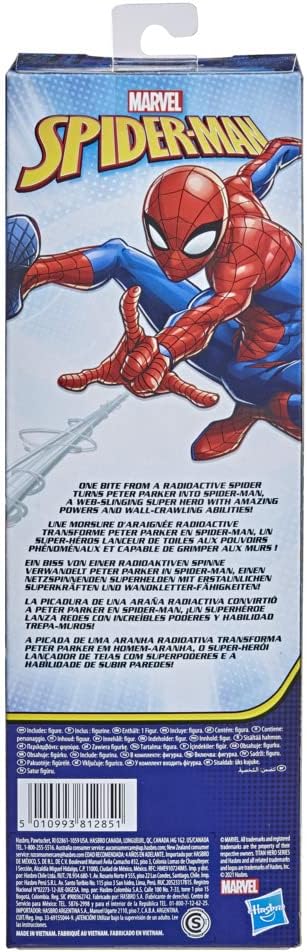 Spider-Man Action Figure - 30 cm Titan Hero Series, Marvel Comics-Inspired Super Hero Toy 4