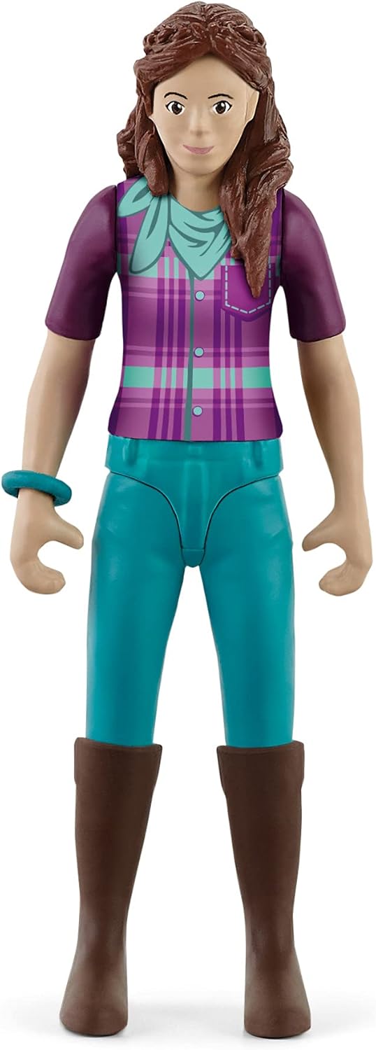 SCHLEICH Horse Club Lisa & Storm Playset - Action Figure with Poseable Doll & Horse for Ages 5+ 3