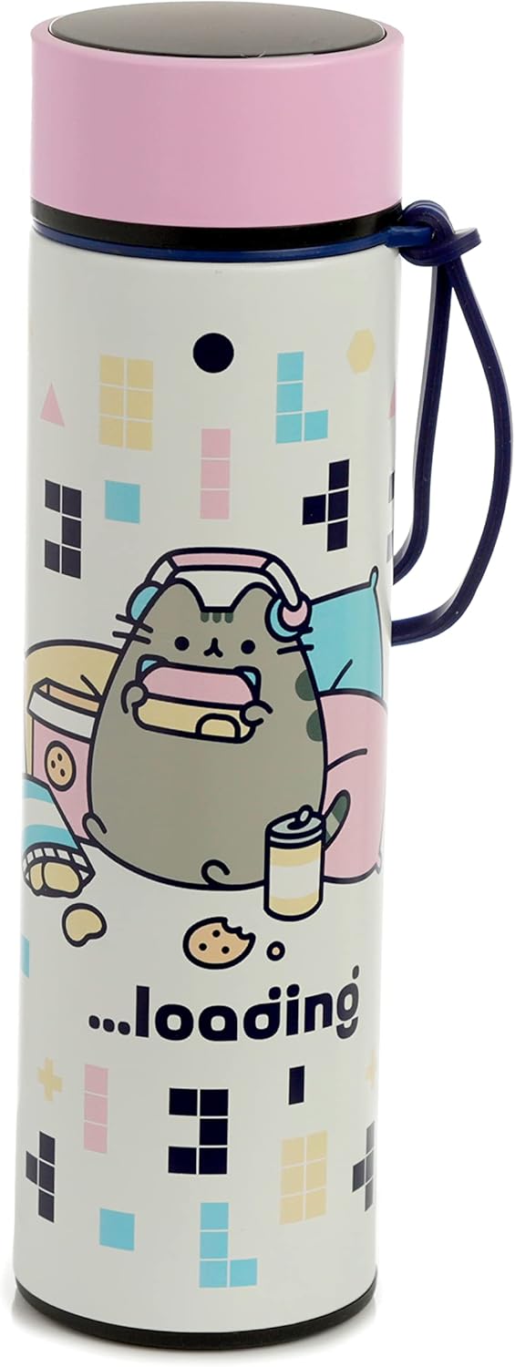 Puckator Pusheen Stainless Steel Insulated Water Bottle with LED Temperature Display (BOT149) 5