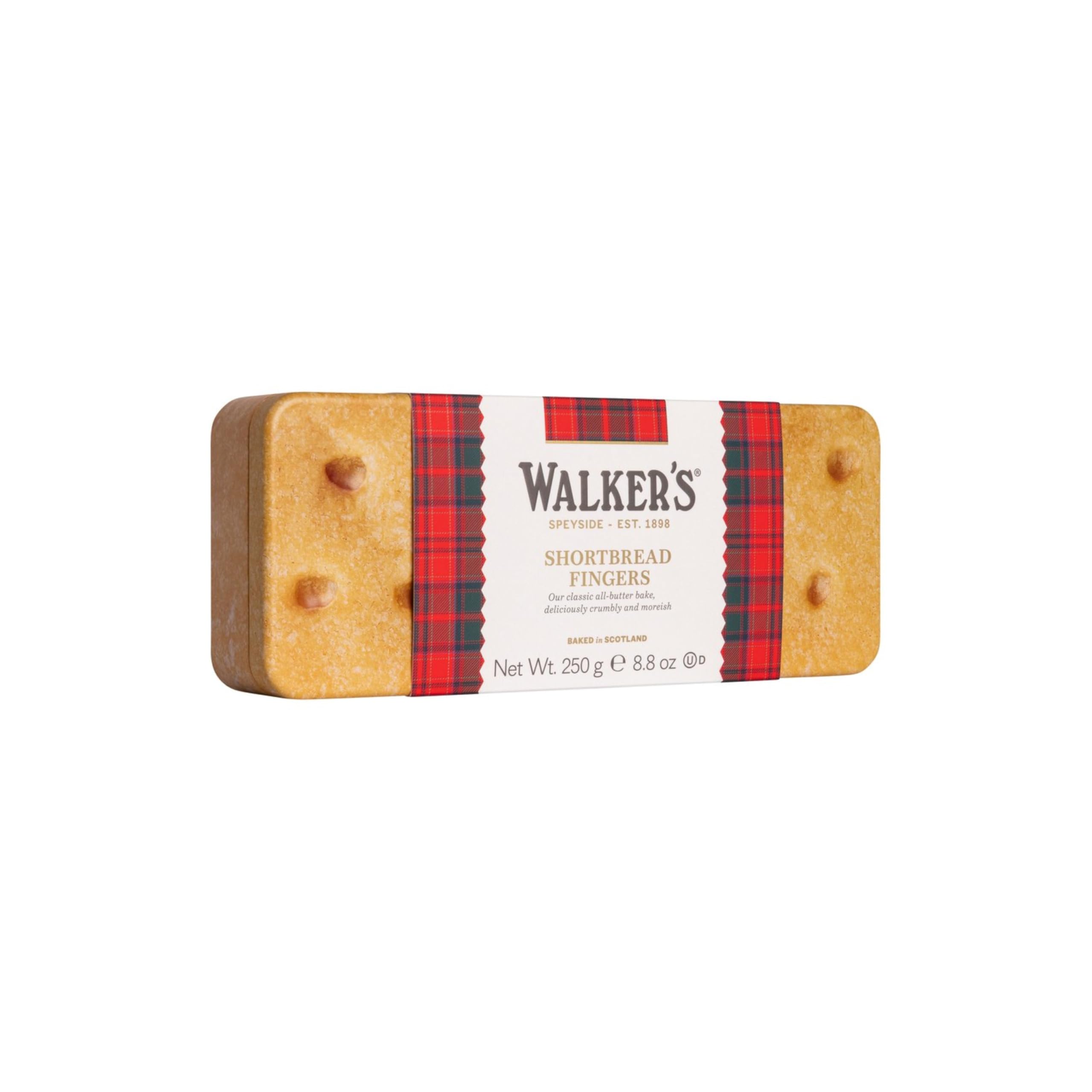 Walker's Shortbread Finger Tin - Traditional Pure Butter Scottish Cookies, 250g 7