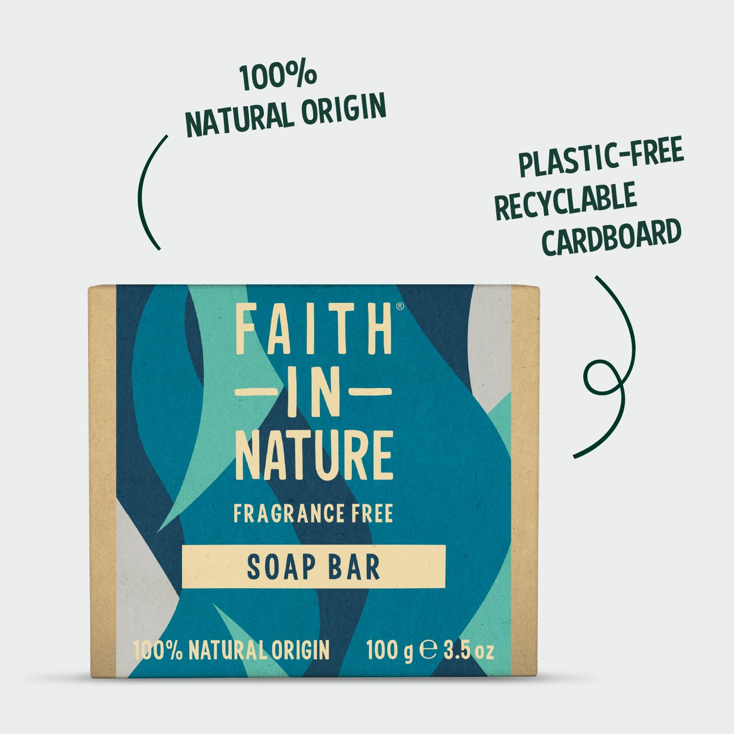 Faith in Nature - Fragrance Free Hand Soap Bar (100g) 5