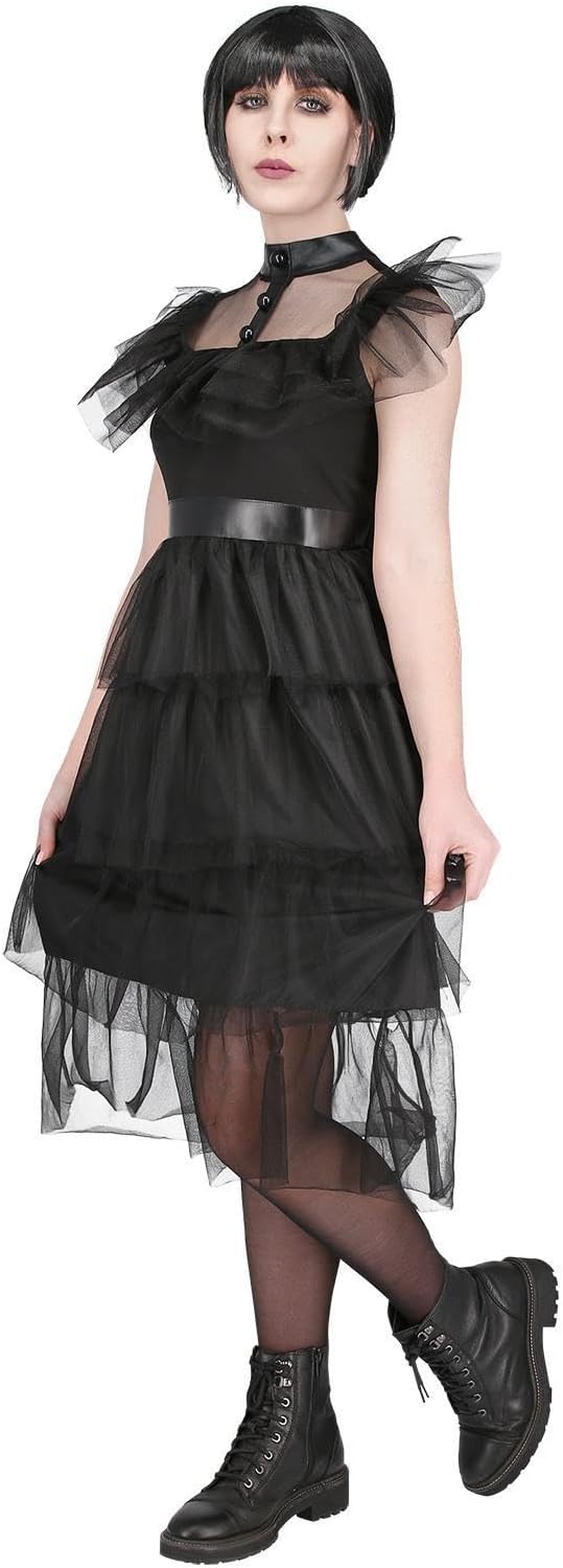 Smiffys Gothic Prom Costume Dress - Medium 3