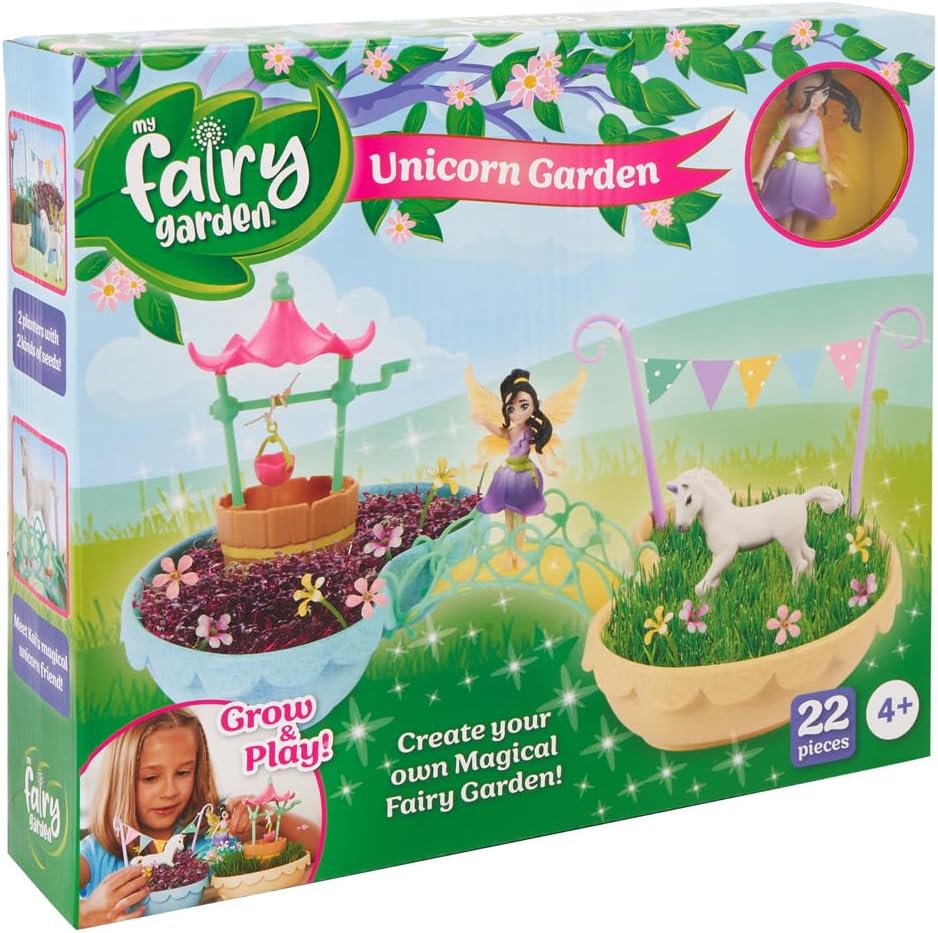 My Fairy Garden - Unicorn Garden Playset for Kids 4-10 Years