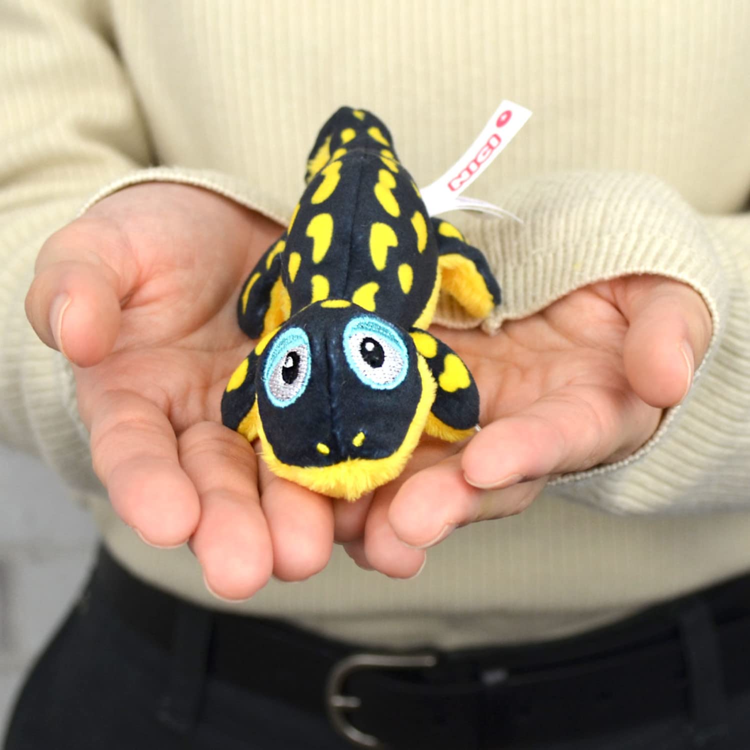 NICI MagNICI Don Fuego Salamander Plush Toy - 12 cm, Recycled Materials, Magnetic Feet 4