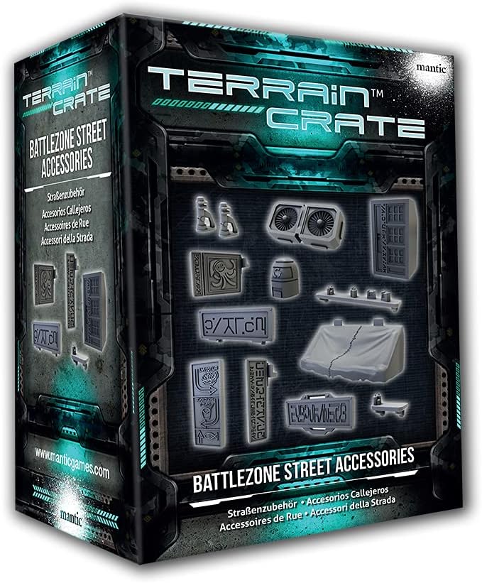 Mantic Games Battlezones Street Accessories Terrain Crate (MGTC211)