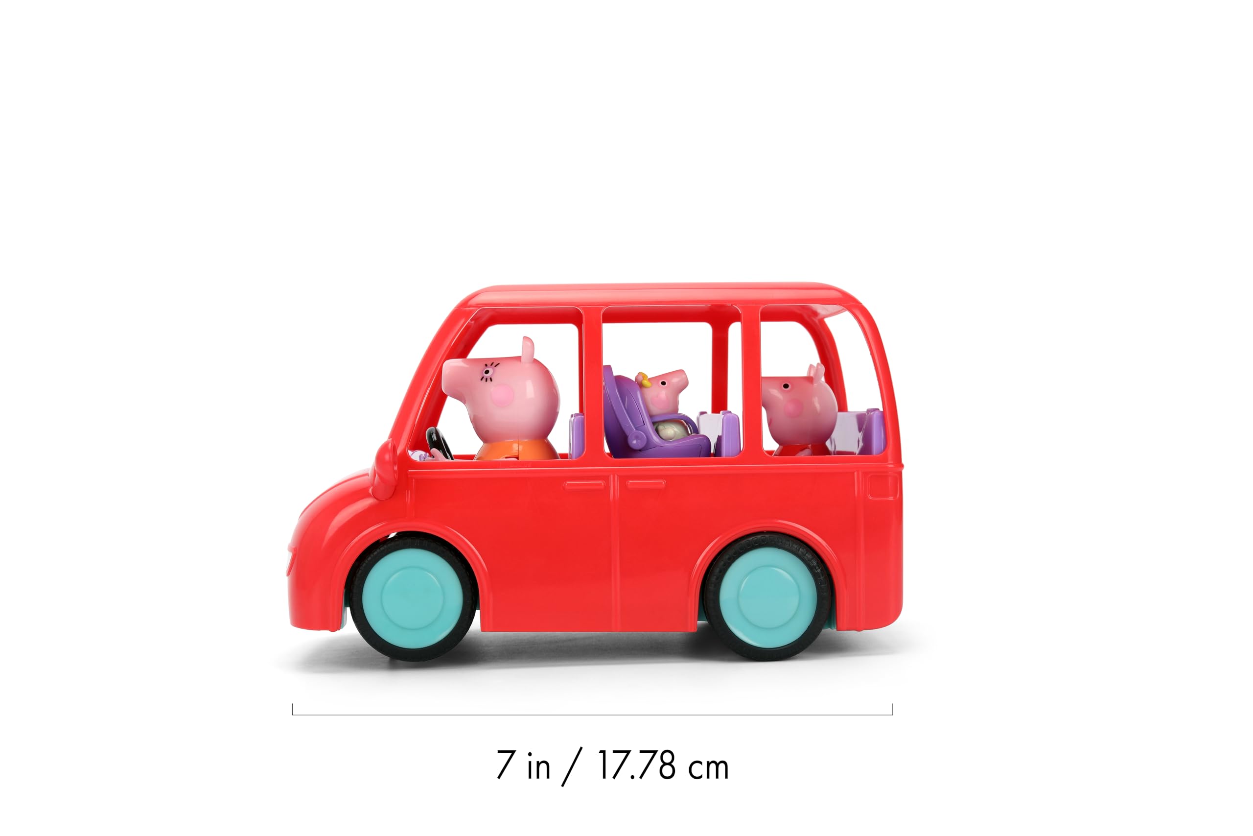 Jada Peppa Pig Family Car R/C - Duck-Shaped Remote Control Vehicle for Preschoolers 6