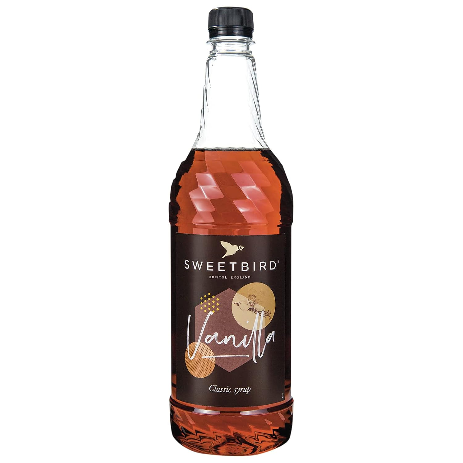 Sweetbird Vanilla Syrup | 1 Litre | Beverage Syrup for Coffee & Drinks