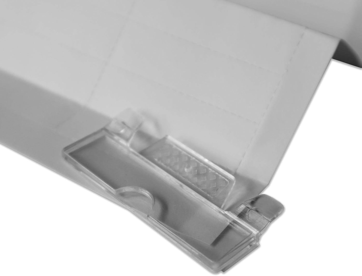 50 Suspension File Tabs and Inserts - Clear Plastic Filing Cabinet Tab Hanging F 3
