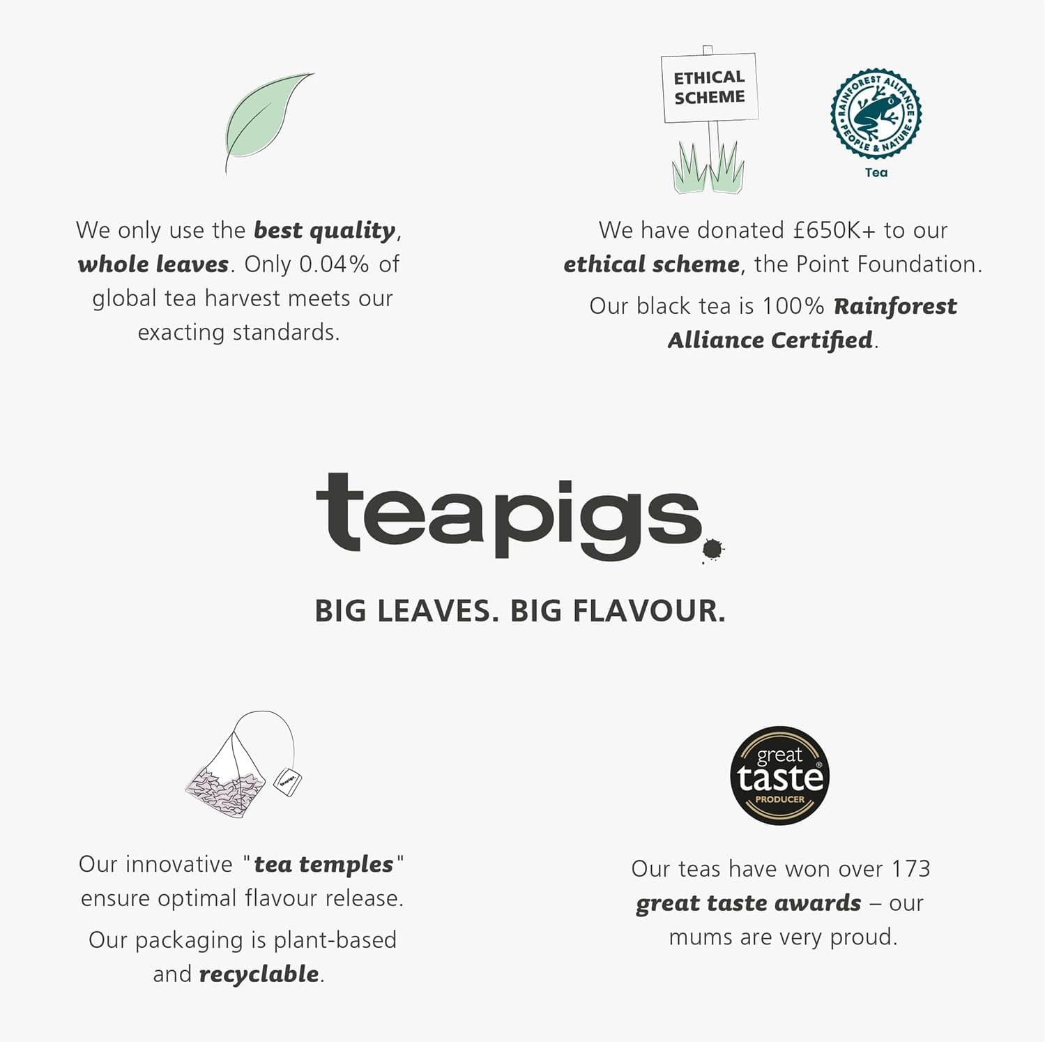 teapigs Super Fruit Tea - Caffeine-Free, Bold & Tart Flavor | 15 Teabags (37.5 g) 6