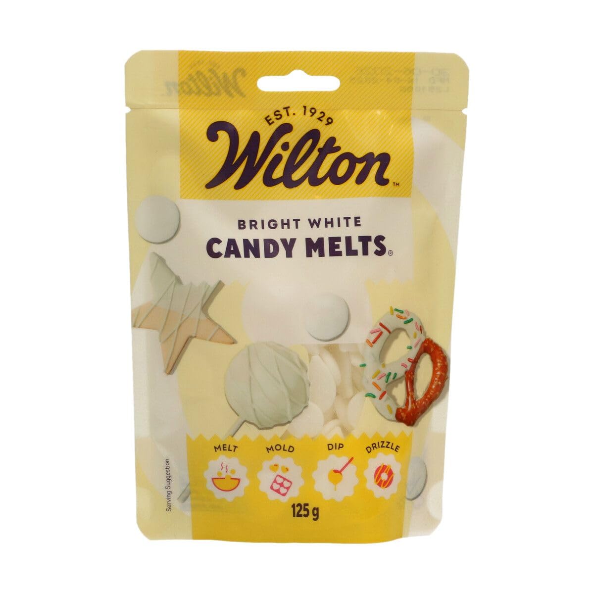 Wilton Candy Melts Bright White - Melting Candy with Sweet Creamy Flavour