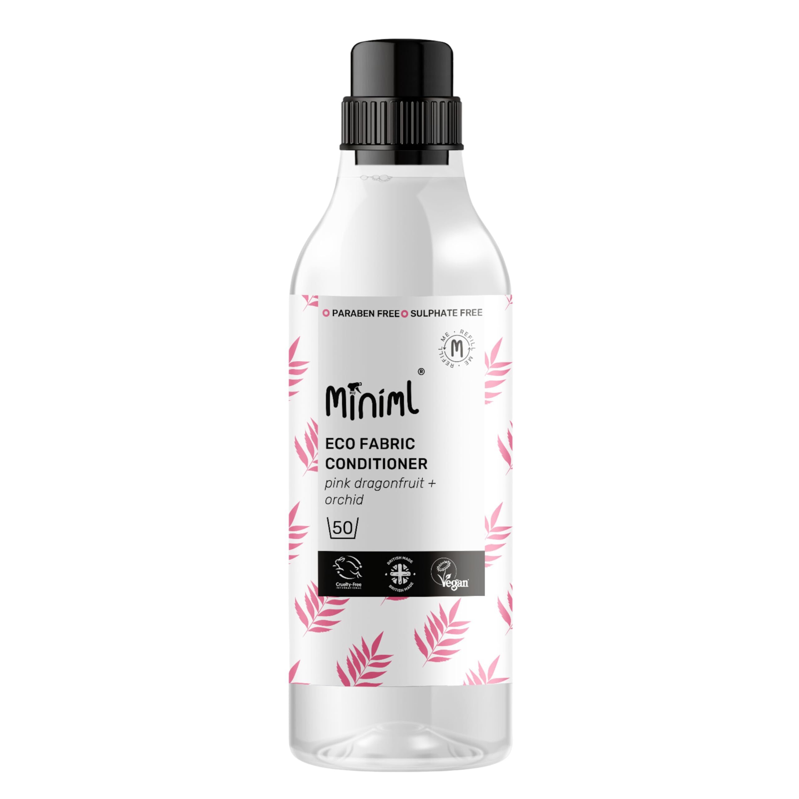Miniml - Fabric Softener & Conditioner 1L Bottle - Pink Dragonfruit & Orchid