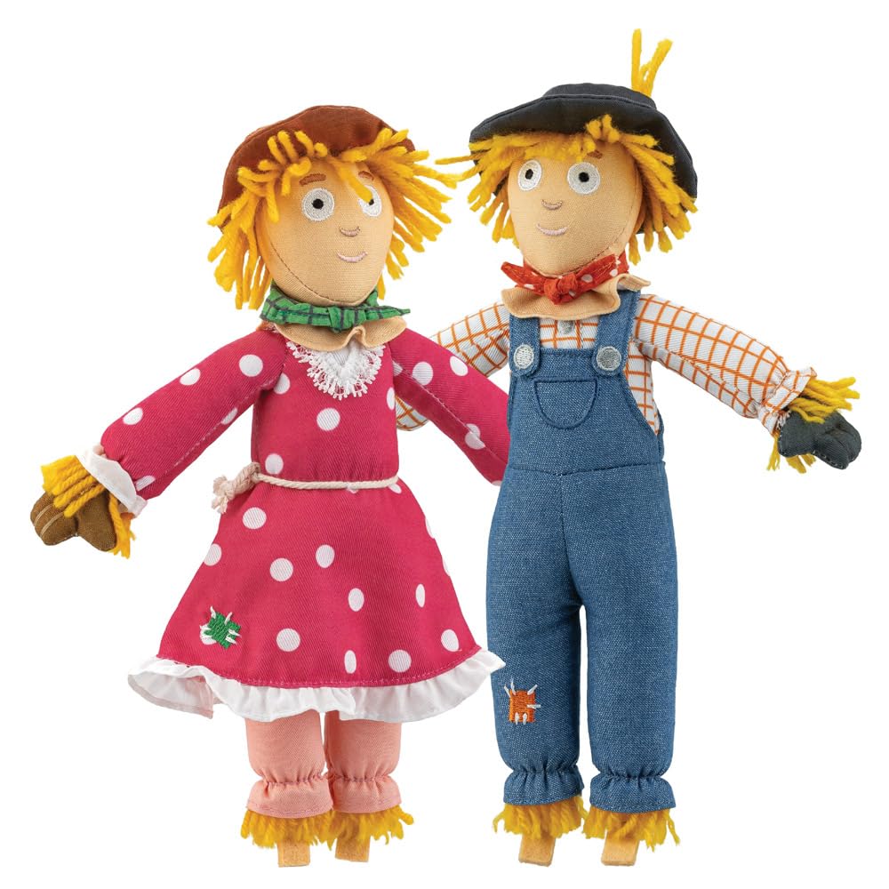 AURORA, 61650, The Scarecrows' Wedding Harry O'Hay 11In, Soft Toy, Red & Bl 3