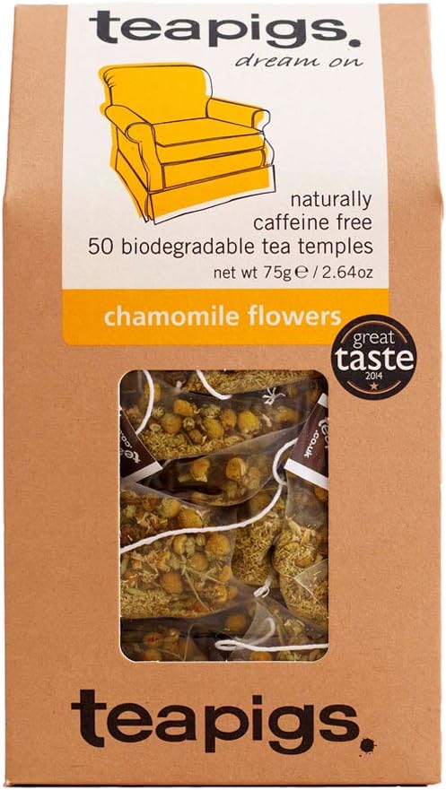 Teapigs - Chamomile Tea Made With Whole Flowers 50 Tea Bags