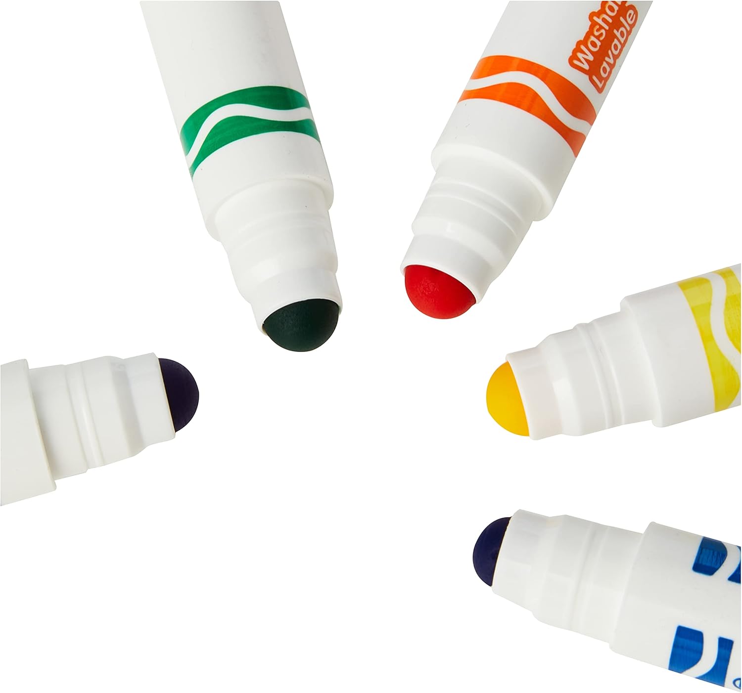CRAYOLA My First Washable Markers - Easy-Grip for Toddlers 1+