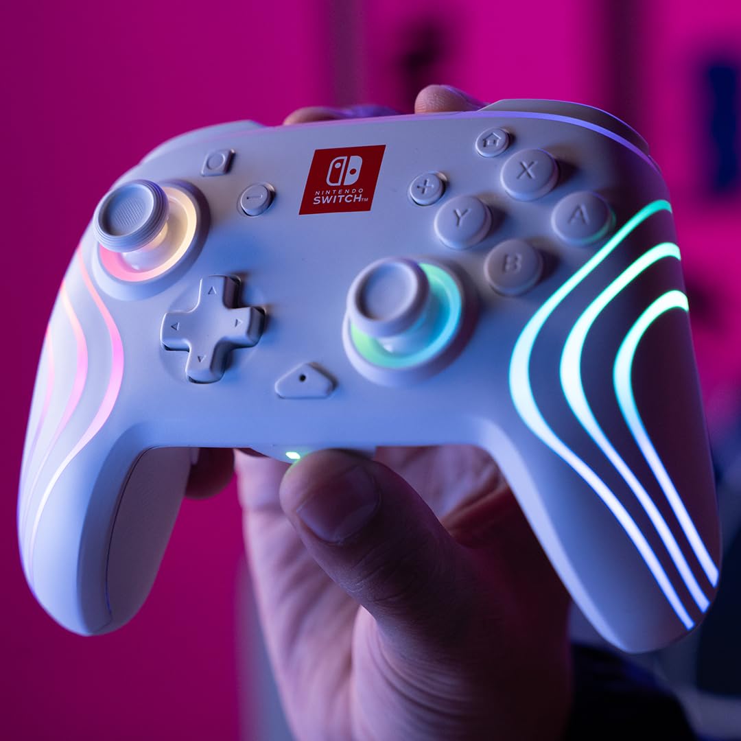 PDP Afterglow Wave Wireless Pro Controller with Full Motion for Nintendo Switch 4