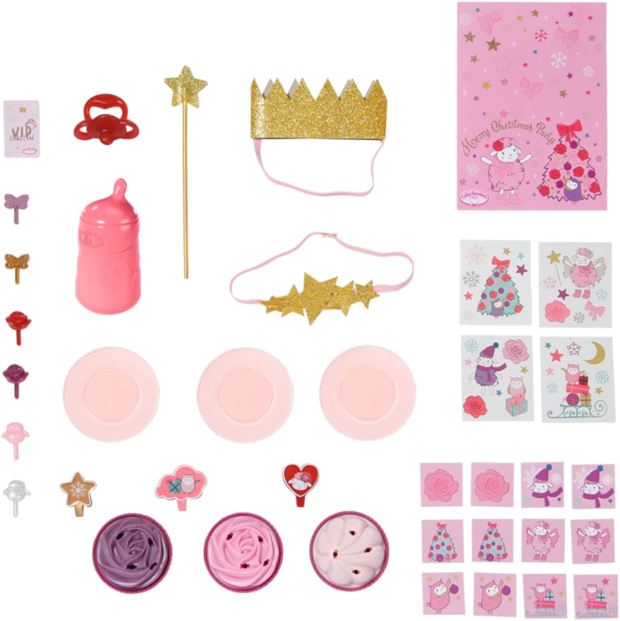 Baby Annabell Christmas Advent Calendar 709634 - 24 Holiday Clothing & Accessories for Dolls 4