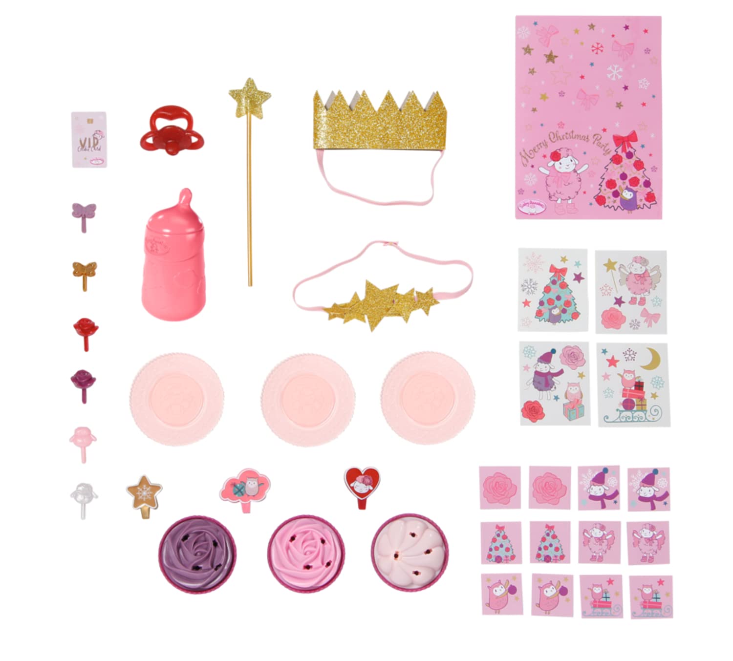 Baby Annabell Christmas Advent Calendar 709634 - 24 Holiday Clothing & Accessories for Dolls 15