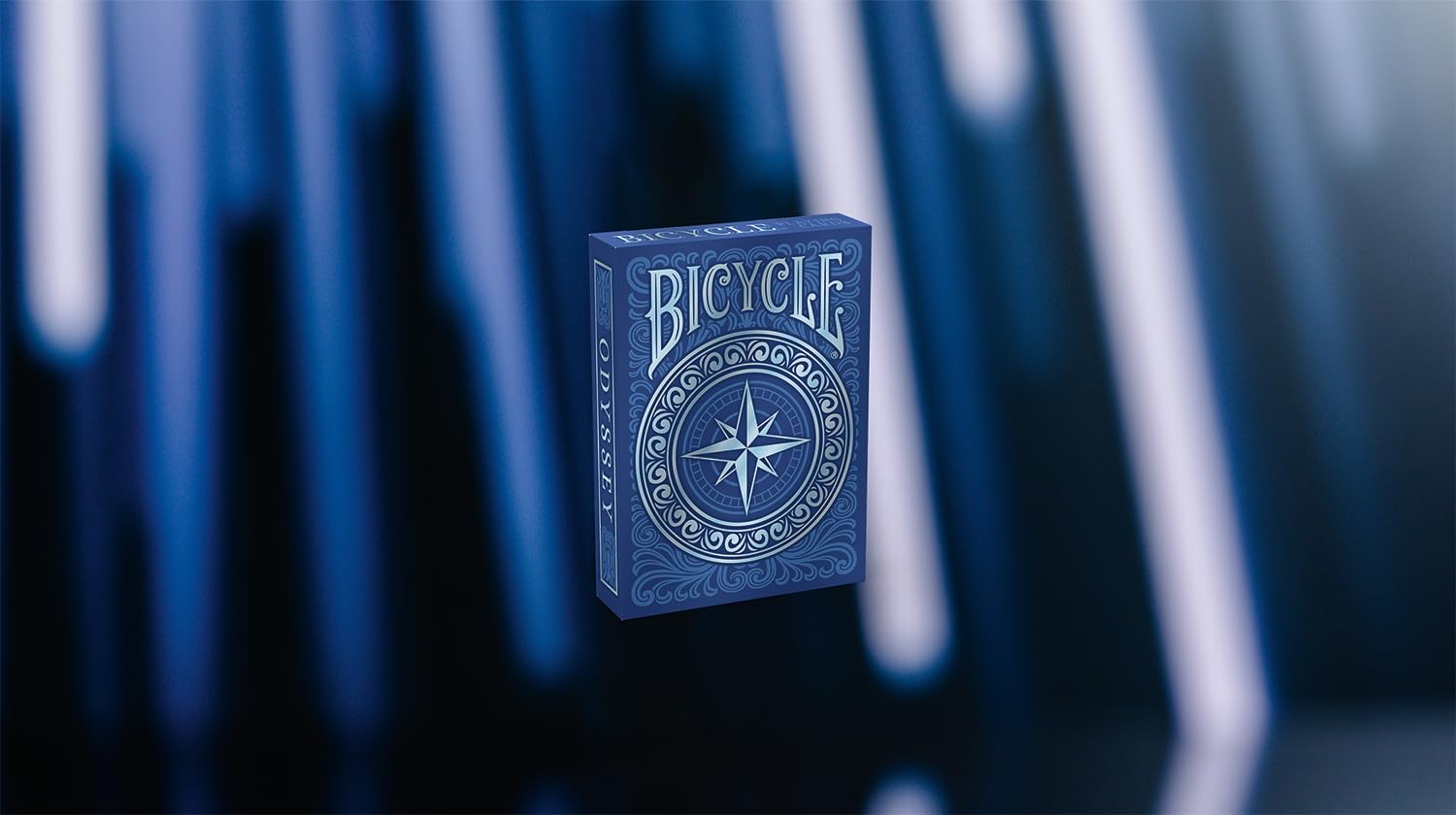Bicycle Odyssey Playing Cards Blue 13