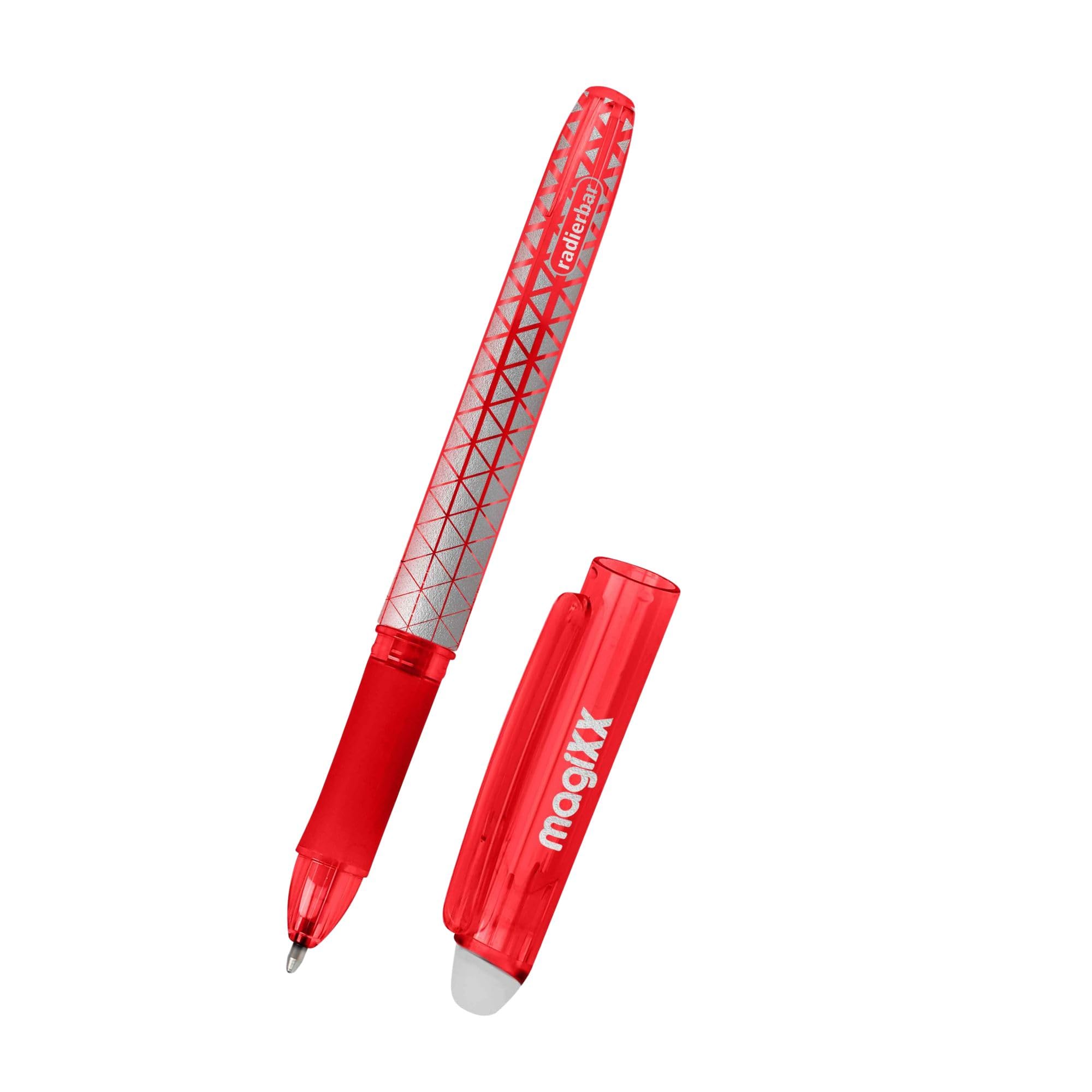 Online magiXX Erasable Gel Rollerball Pen - Red Ink, 0.7mm Medium Point, Ergonomic Grip 1