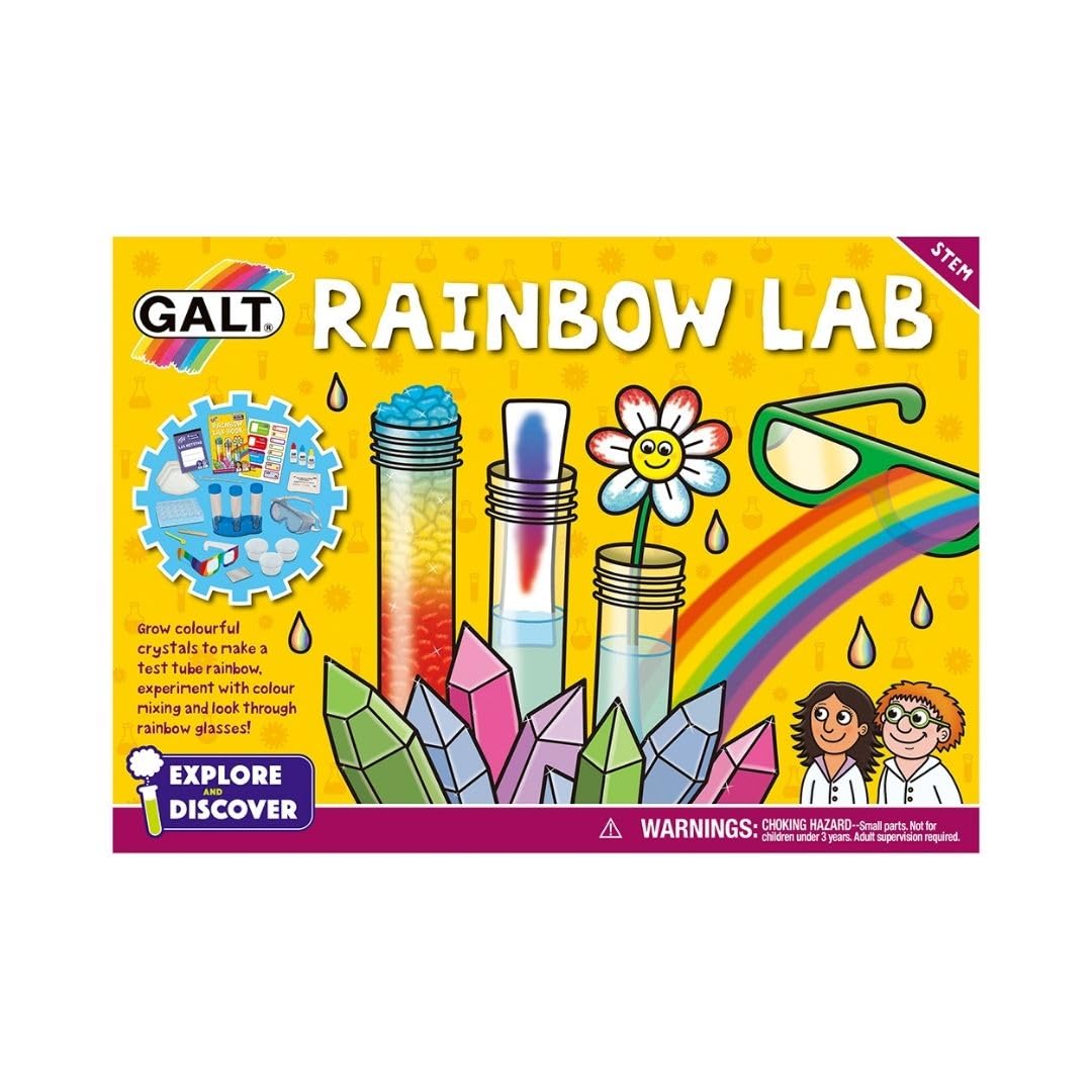Galt Toys Rainbow Lab Science Kit - STEM Experiments for Kids Ages 5-10 10