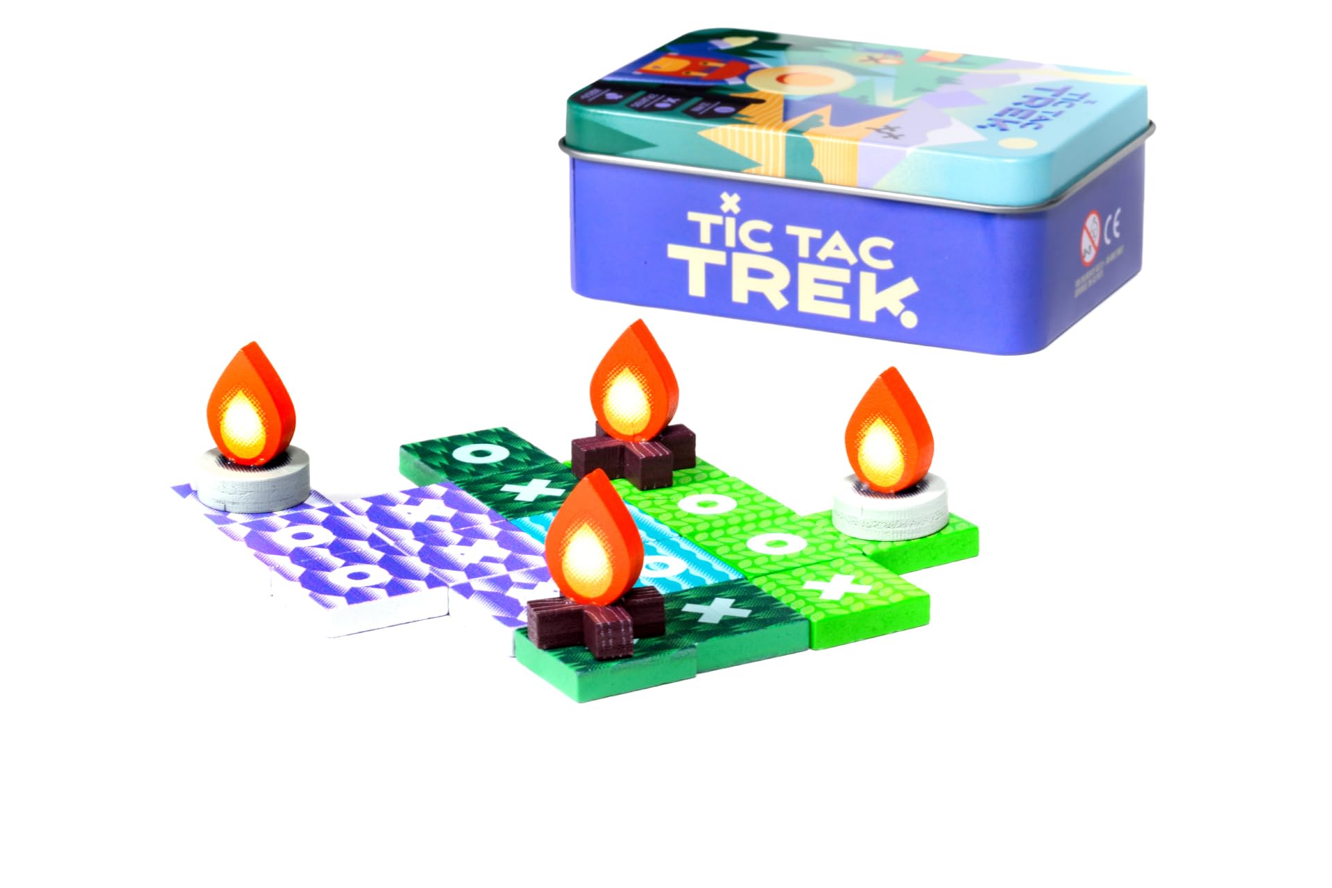 Alley Cat Games Tic Tac Trek - Tic Tac Toe Exploration Tin Game