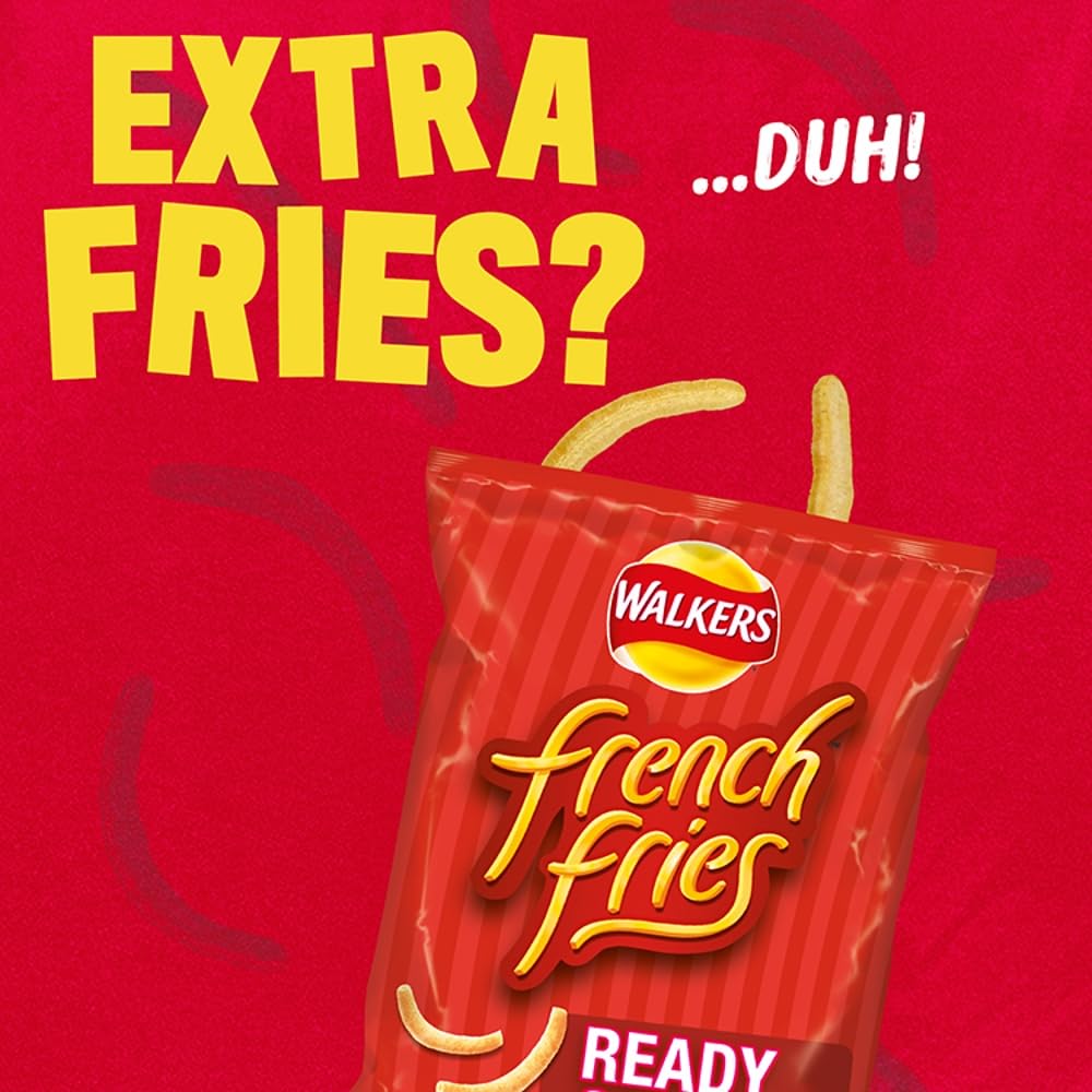Walkers French Fries Flavour Crispy Potato Snacks Multipack 12 x 18g