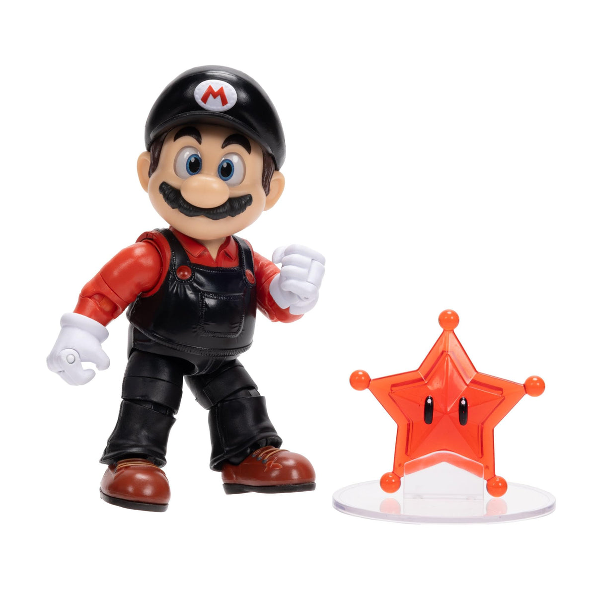 Super Mario Flying Mario Action Figure - 5 Inch - 22 Points of Articulation