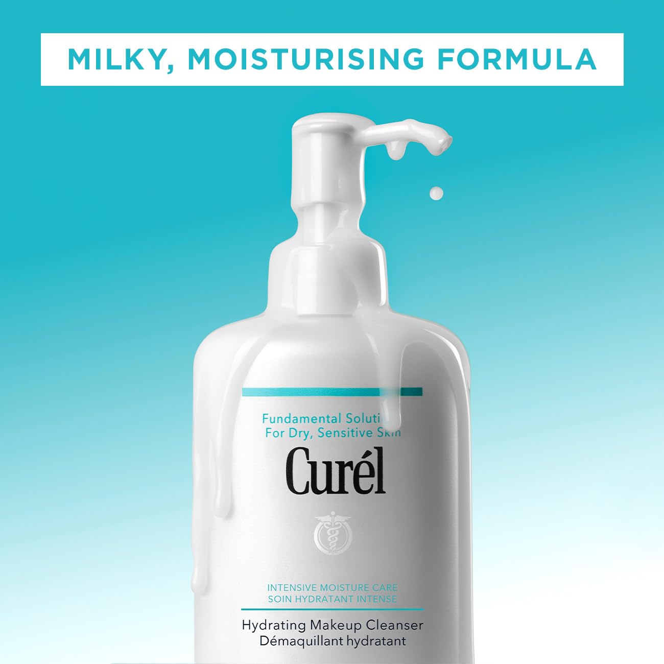 Curel Hydrating Makeup Cleanser - Gentle Milk Formula, Enriched with Ceramides, 200 ml 3