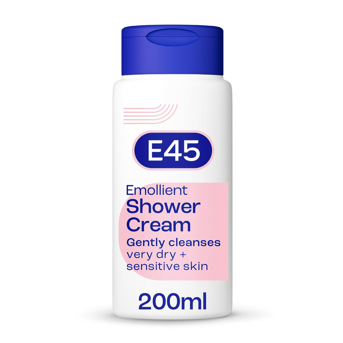 E45 Emollient Shower Cream - Unscented, 200 ml