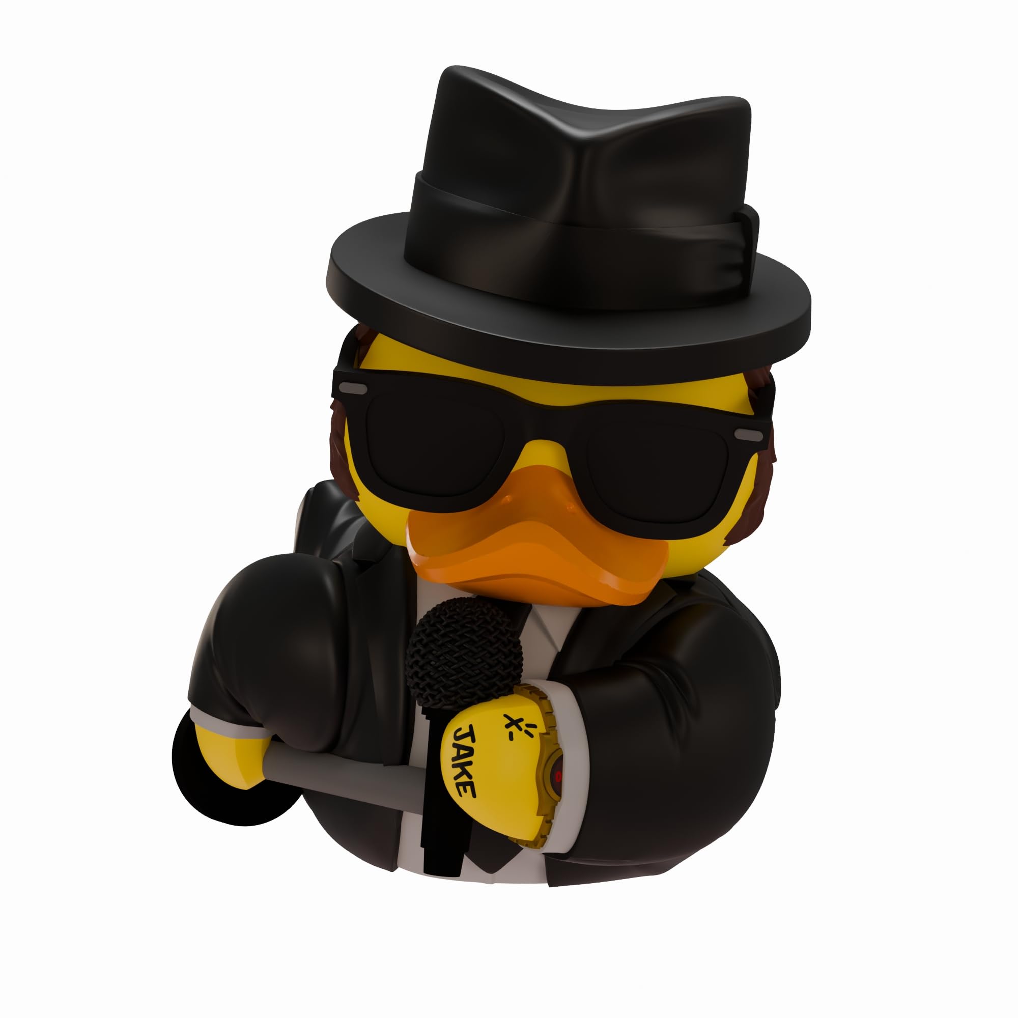 TUBBZ Collectible Figure - Blues Brothers Jake Cosplaying Rubber Duck | 9cm Tall