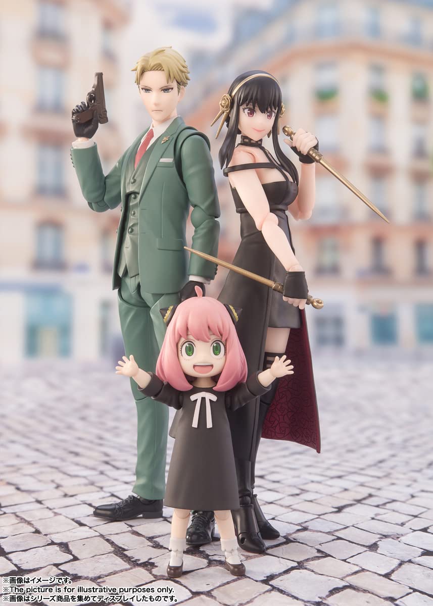 Bandai Tamashii Nations S.H.Figuarts Loid Forger Action Figure - Poseable 6.7" Collectible for Ages 15+