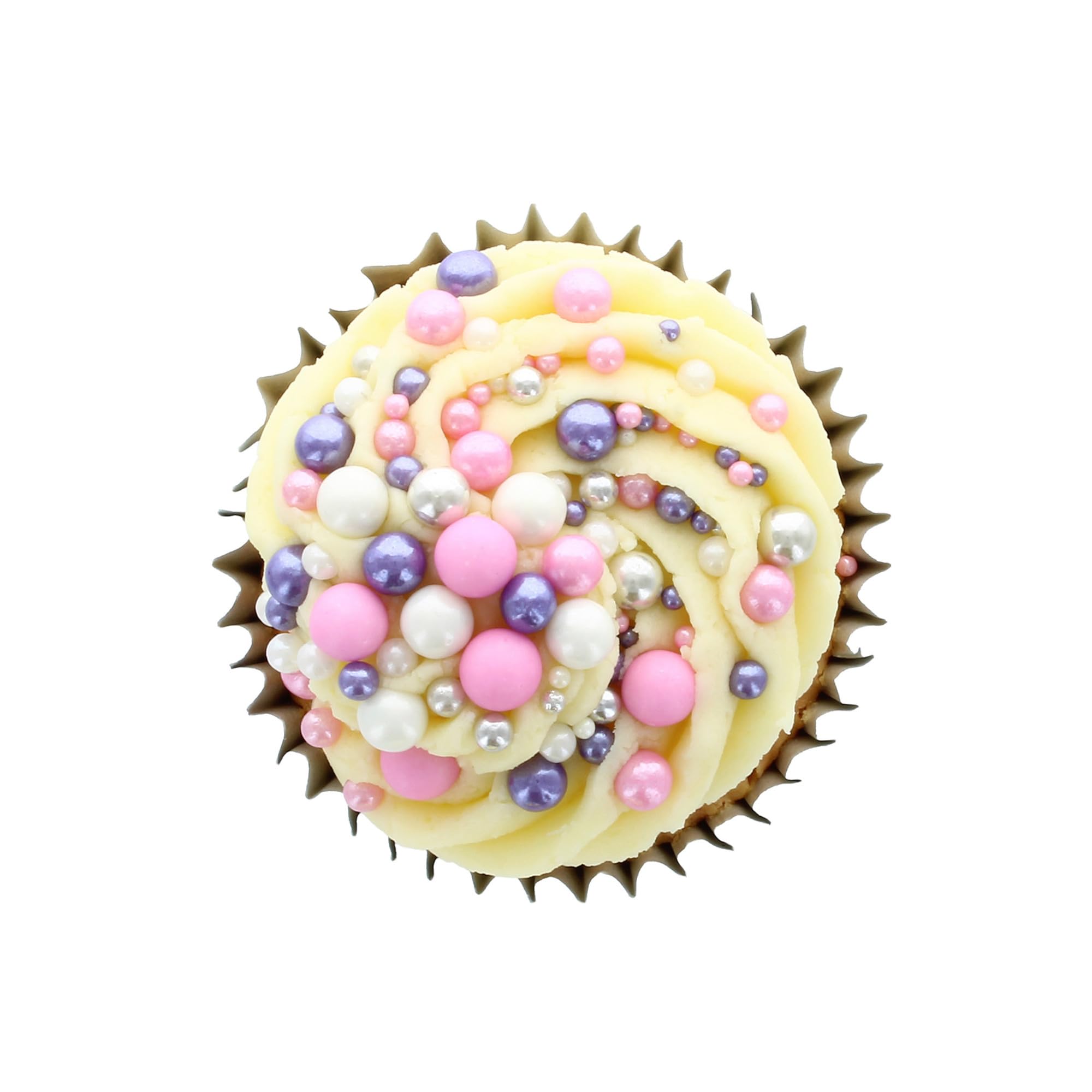Baked with Love - Blossom Pearl Sprinkles Edible Cake Decorations | 100g | Pink, Purple, Silver