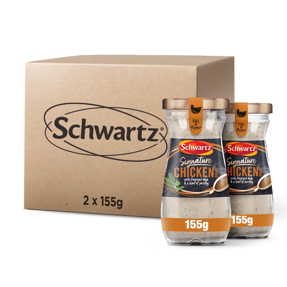 Schwartz - Signature Chicken Gravy 155g | Pack of 2 | Instant Roast Chicken Flavour with Sage & Parsley