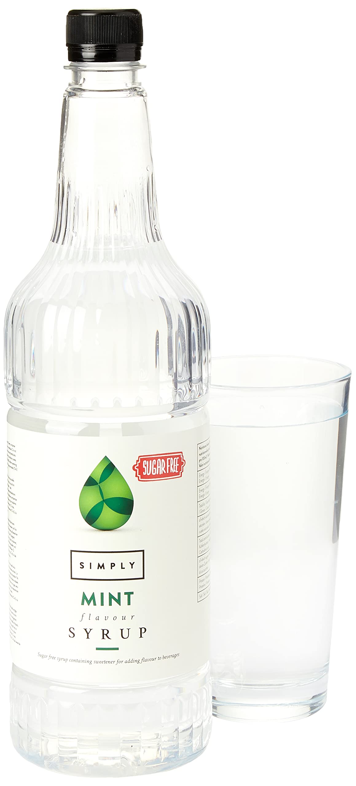 Simply Sugar Free Mint Syrup, Low Calorie, Vegan & Nut Free Flavoured Syrup