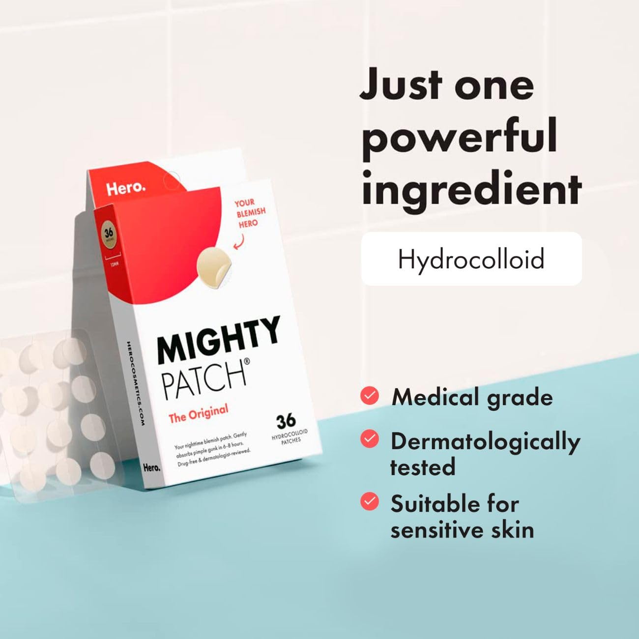 Hero Cosmetics - Mighty Patch Original Spot Patches (36 Count)