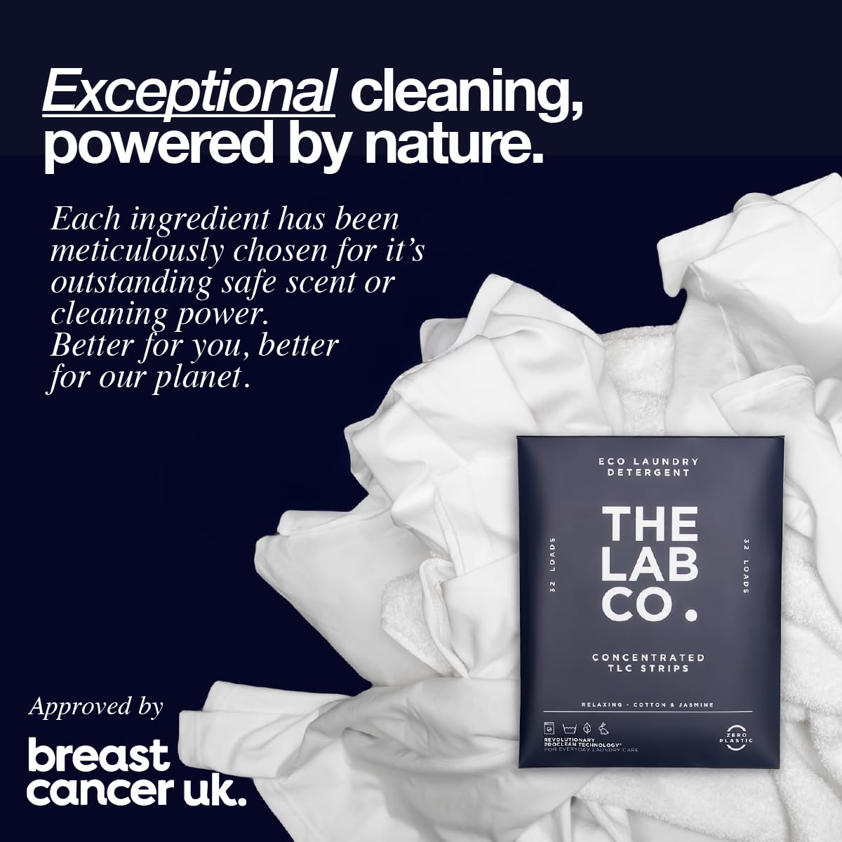 The Lab Co. Laundry Detergent Strips | Eco Ultra-Concentrate | Relaxing Scent | 32 Count 5