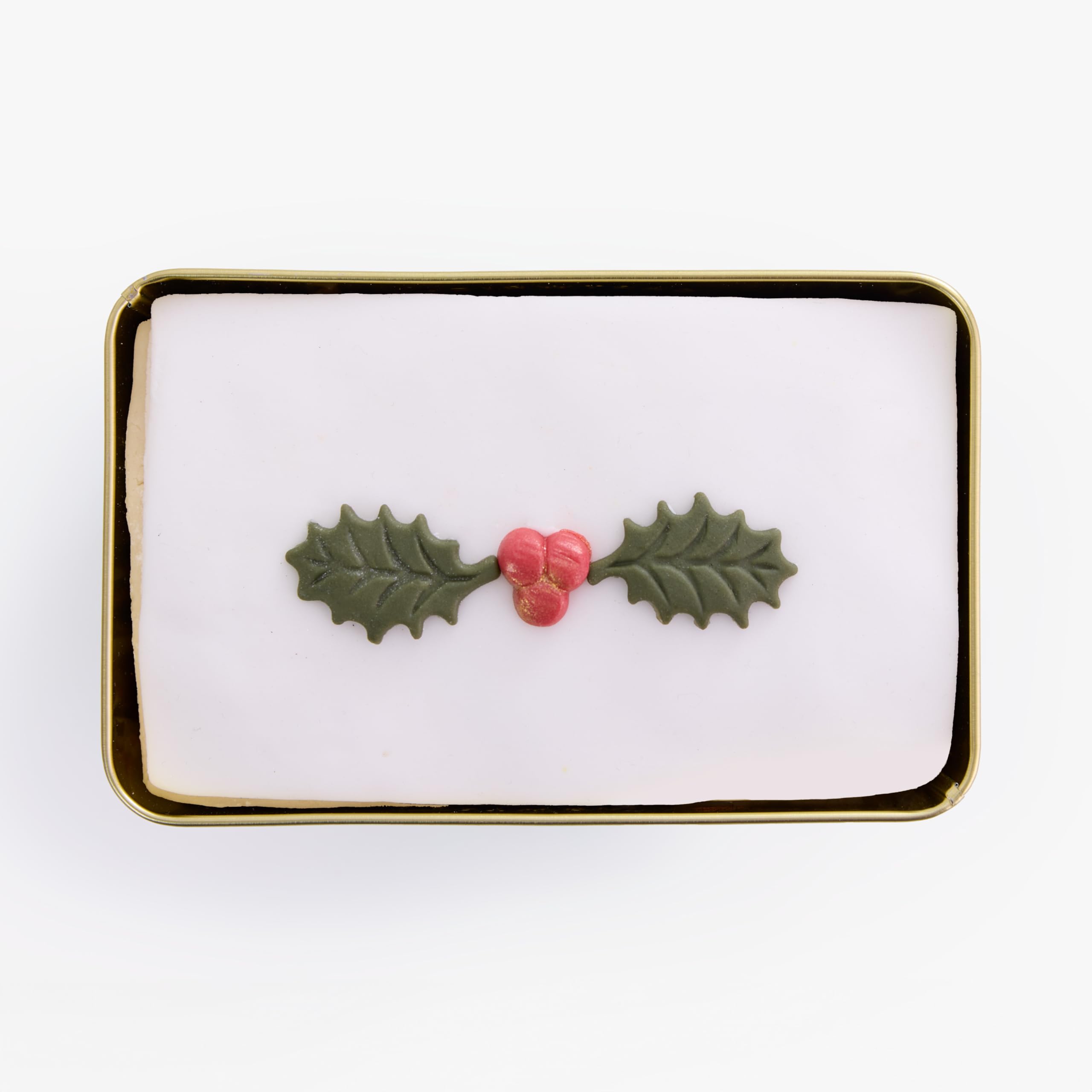 Cartwright & Butler - Merry Christmas Iced Fruit Loaf Cake in Tin