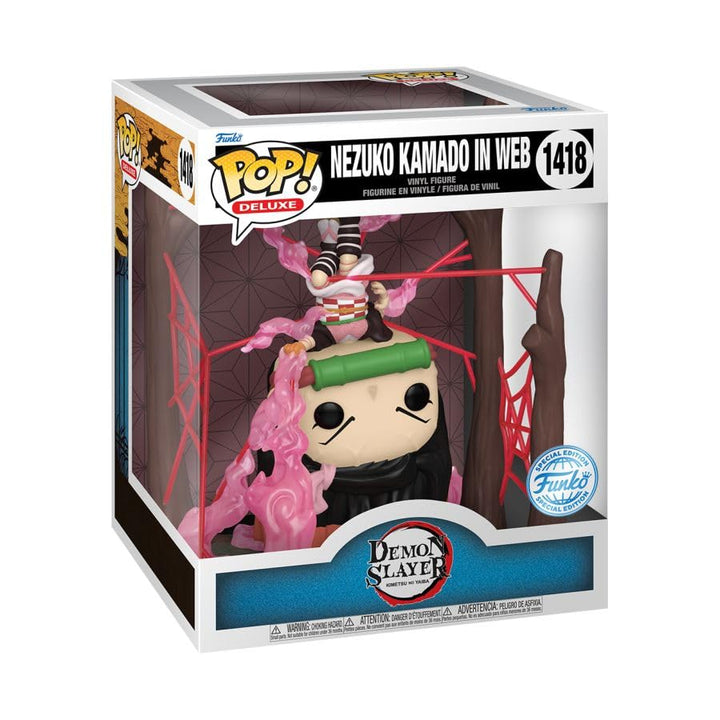 Funko Pop! Deluxe Demon Slayer: Kimetsu no Yaiba - Nezuko Kamado Vinyl Figure (BoxLunch Exclusive Glow in the Dark)