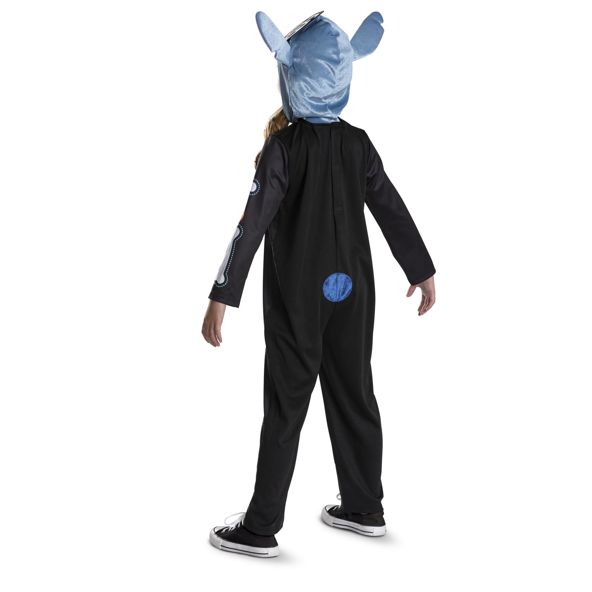 Disney Lilo & Stitch Skeleton Stitch Costume - Kids Fancy Dress Jumpsuit