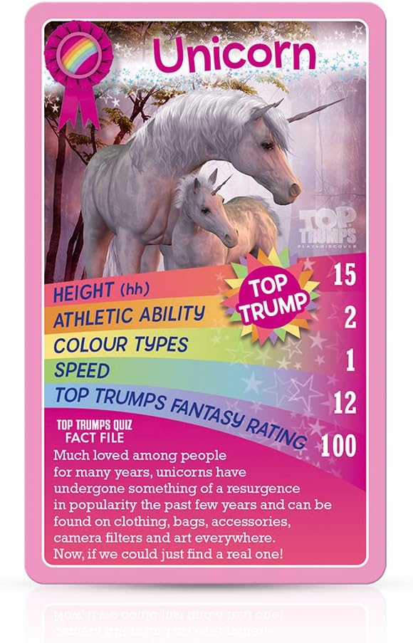 Top Trumps Horses and Ponies and Unicorns Card Game 4