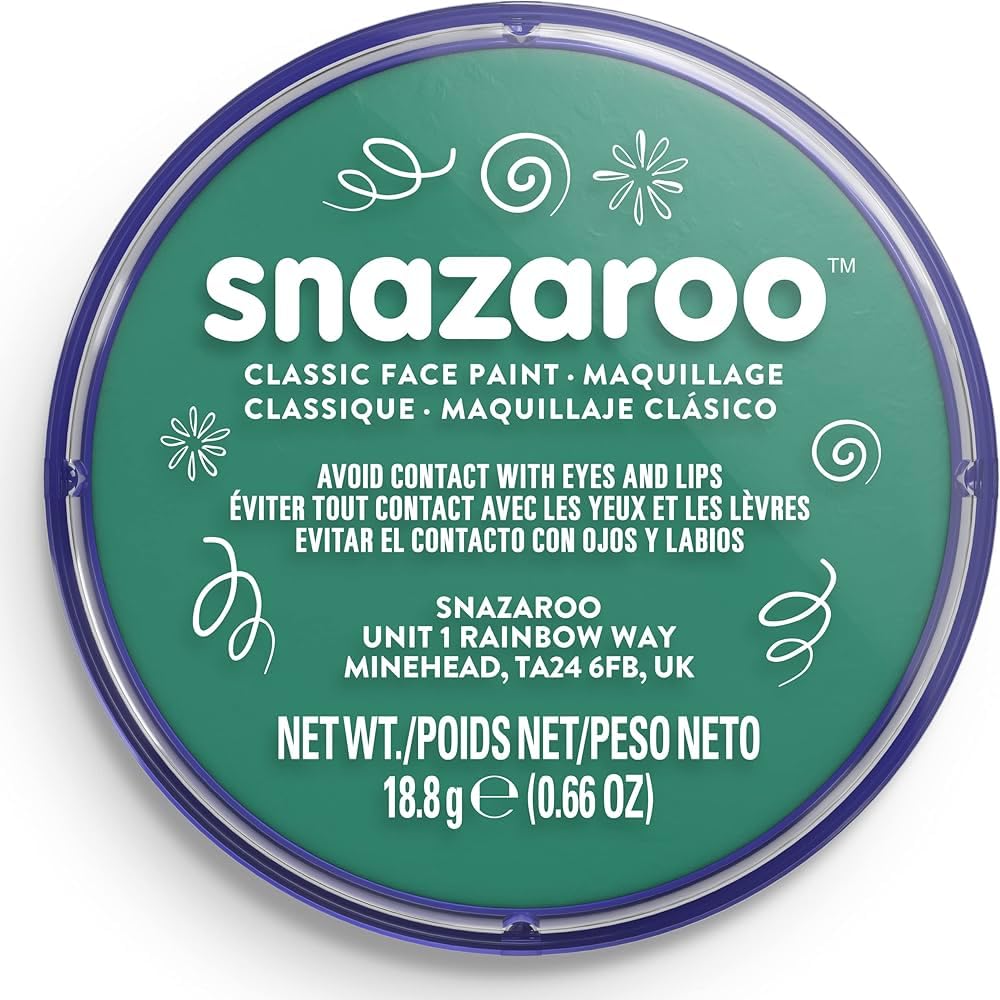 Snazaroo - Teal Classic Face and Body Paint (18ml)