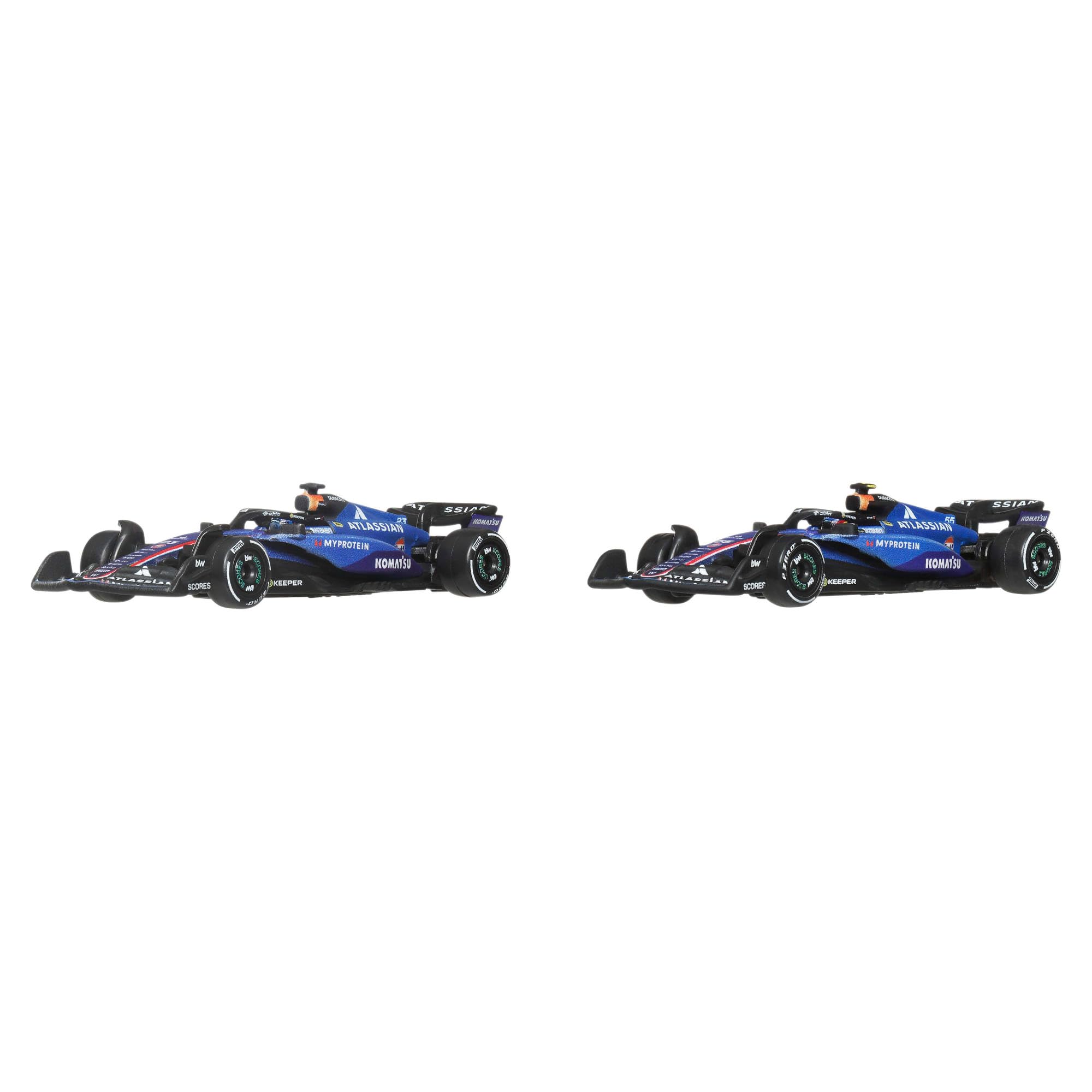 Hot Wheels Premium Formula 1 Atlassian Williams Racing 2-Pack | 1:64 Scale Die-Cast 2