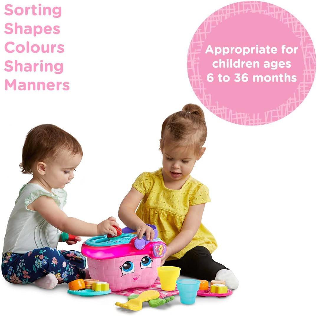 LeapFrog Shapes & Sharing Picnic Basket - Interactive Educational Toy for Ages 6-36 Months 10