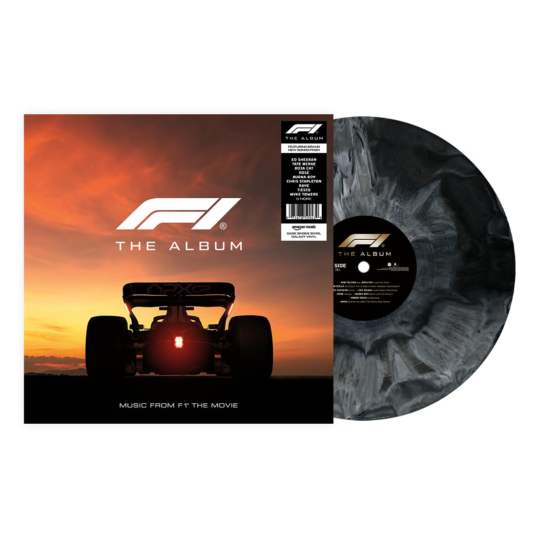 F1 The Album (2024) - Dark Smoke Swirl Galaxy Vinyl [VINYL]