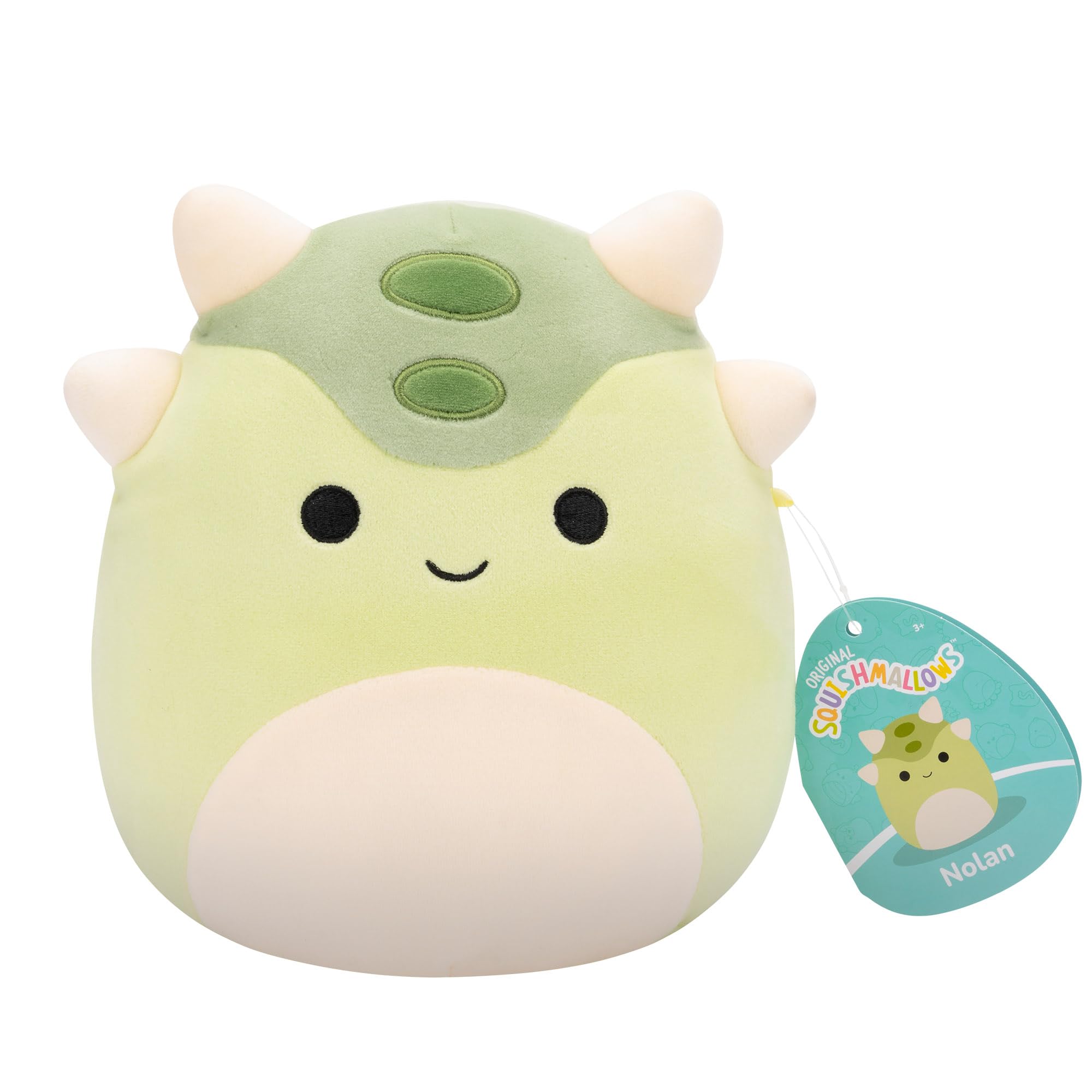 Squishmallows Original 7.5 Inch Plush - Nolan the Green Armoured Dino 9